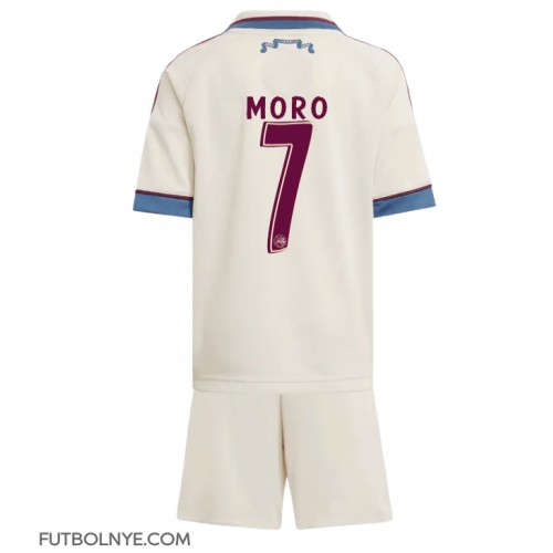 Camiseta Ajax Raul Moro #7 Tercera Equipación para niños 2025-26 manga corta (+ pantalones cortos)